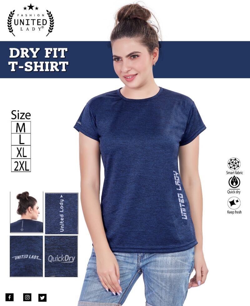 Dry Fit T-shirt Navy Blue