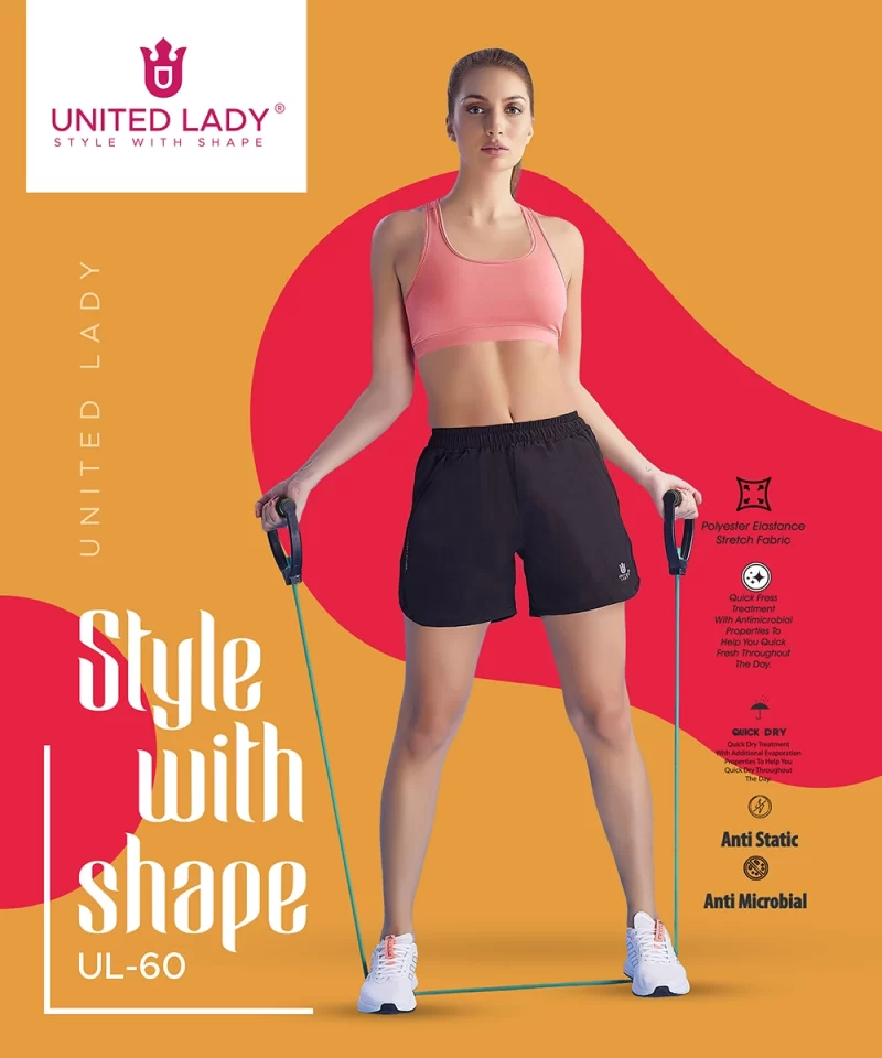 Shorts for Women with Pocket & Drawstring Closure