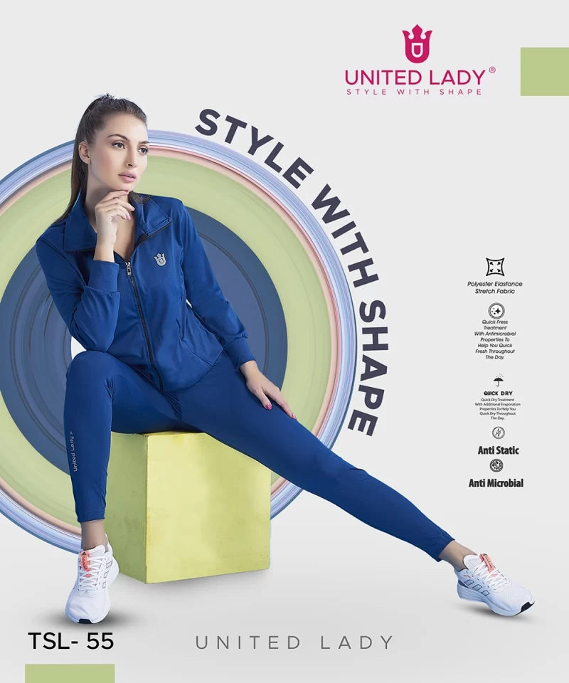 Women Tracksuit with Invisible Zipper Pockets