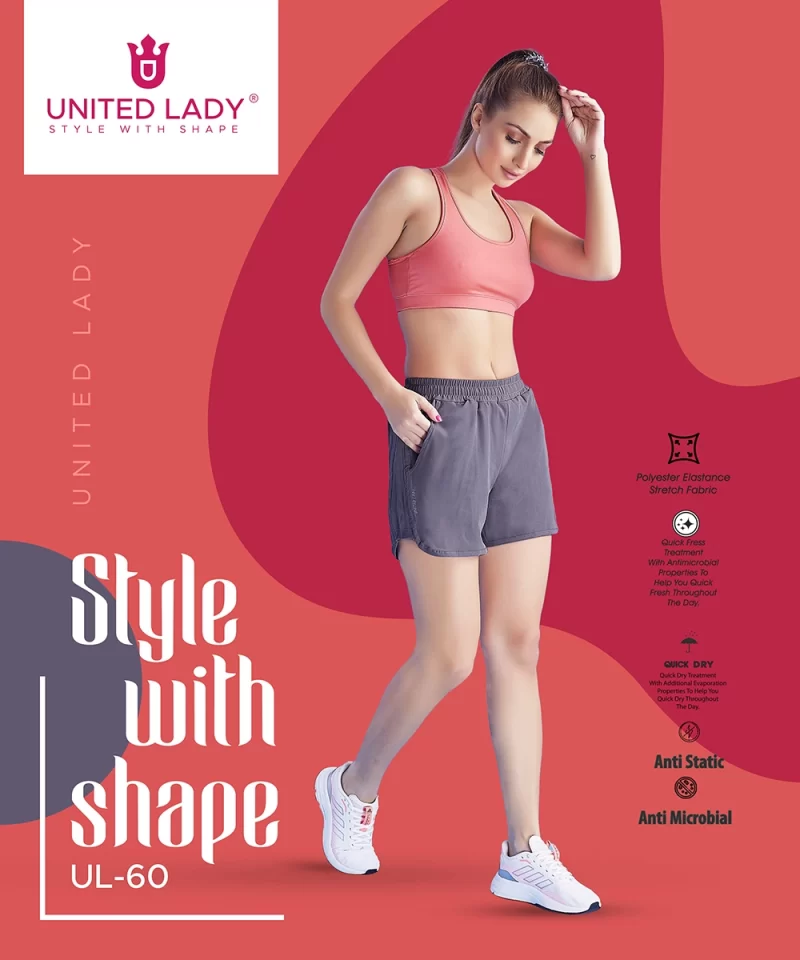 Shorts for Women with Pocket & Drawstring Closure