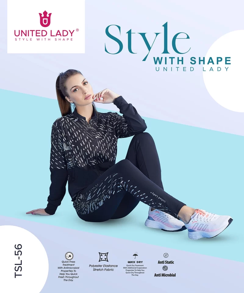 Women Tracksuit with Invisible Zipper Pockets