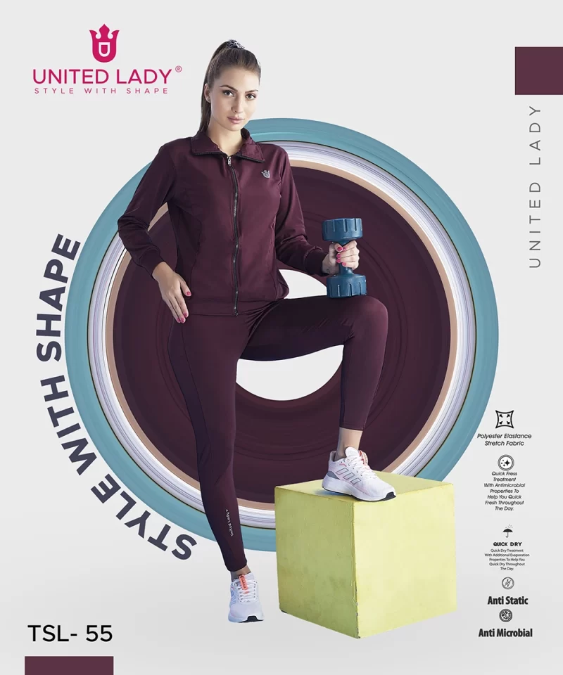 Women Tracksuit with Invisible Zipper Pockets