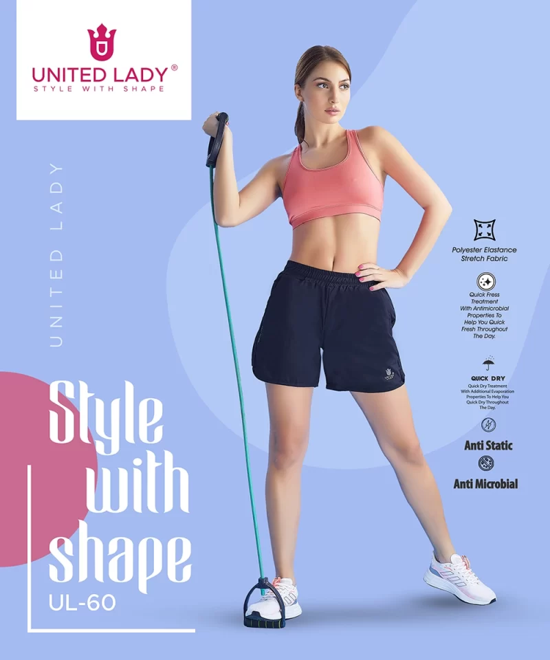 Shorts for Women with Pocket & Drawstring Closure