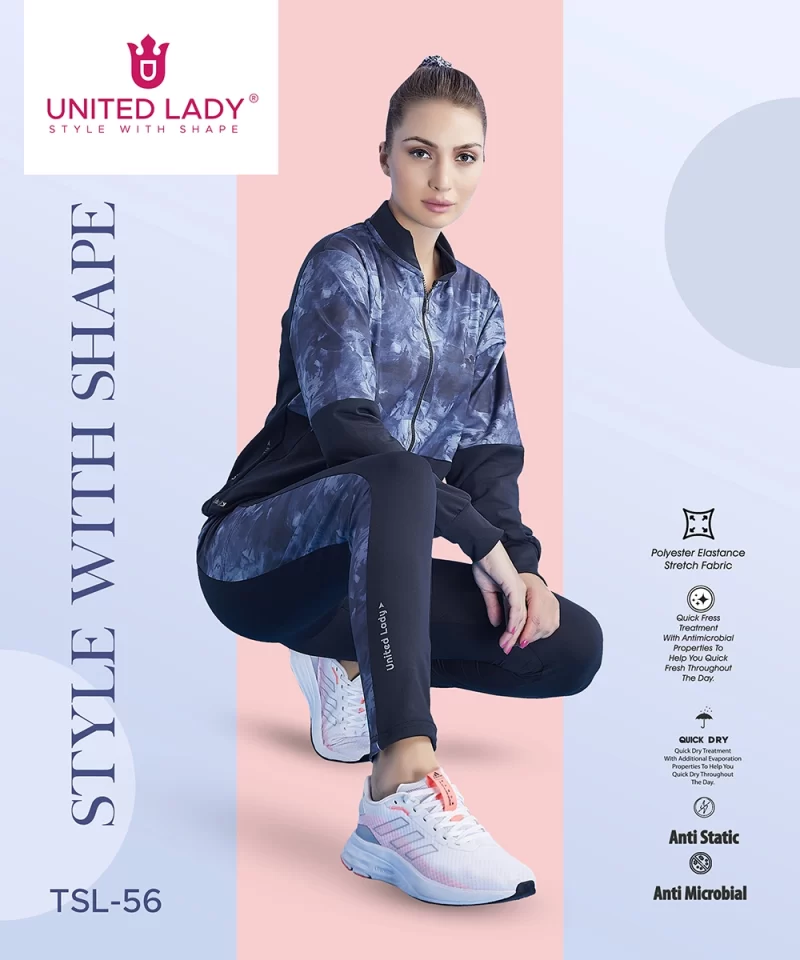 Women Tracksuit with Invisible Zipper Pockets